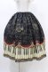 画像1: Enchantlic Enchantilly / アンティークエレガンスピアノ柄スカート Free ブラック/ワイン H-26-02-19-1044-LO-SK-NS-ZH (1)
