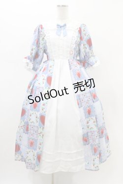 画像1: axes femme kawaii / ハピネスベリーワンピース M サックス H-26-02-19-1045-AX-OP-NS-ZH