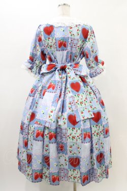 画像2: axes femme kawaii / ハピネスベリーワンピース M サックス H-26-02-19-1045-AX-OP-NS-ZH