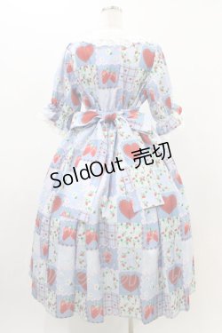 画像2: axes femme kawaii / ハピネスベリーワンピース M サックス H-26-02-19-1045-AX-OP-NS-ZH