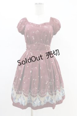 画像1: Secret Honey / サーカスプリントワンピース Free ワイン H-26-02-19-1046-CA-OP-NS-ZH