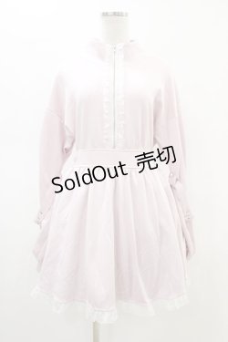 画像1: Ank Rouge / Be mqin 袖ベルトジャージワンピース M ピンク H-26-02-19-1047-CA-OP-NS-ZH