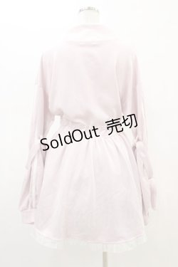 画像2: Ank Rouge / Be mqin 袖ベルトジャージワンピース M ピンク H-26-02-19-1047-CA-OP-NS-ZH