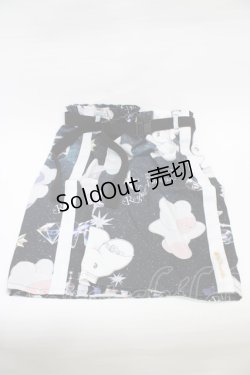 画像1: Royal Princess Alice / スペイシープリンセス beco+81コラボ レッグカバー 長さ47cm/ゴム部分30~54cm ブラック H-26-02-19-1007-LO-ZA-NS-ZH