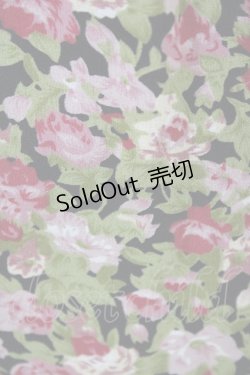 画像3: axes femme / 花柄シフォンワンピース M ブラック H-26-02-19-1050-AX-OP-NS-ZH