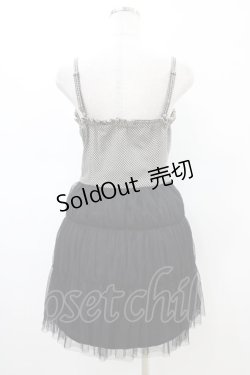画像2: LODISPOTTO / チュール切替ワンピース M ブラック H-26-02-19-1051-LO-OP-NS-ZH