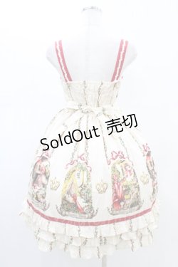 画像2: Innocent World / 童話柄ハイウエストジャンパースカート Free 生成り H-26-02-19-1052-IW-OP-NS-ZH