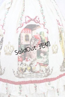 画像3: Innocent World / 童話柄ハイウエストジャンパースカート Free 生成り H-26-02-19-1052-IW-OP-NS-ZH