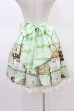 画像2: BABY,THE STARS SHINE BRIGHT / 覚めない夢をみるための Re・ci・pe柄スカート Free グリーン H-26-02-19-1053-BA-SK-NS-ZH