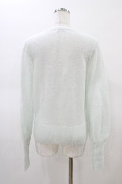 画像2: E hyphen world gallery / ポンポンニット Free ブルー H-26-02-19-1059-LO-TO-NS-ZH