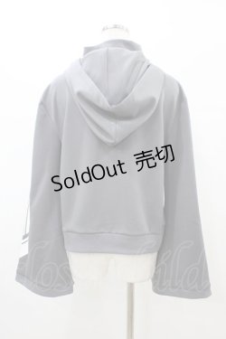 画像2: Pal elfy / フレア袖ジャージ Free グレー H-26-02-19-1063-0-TO-NS-ZH