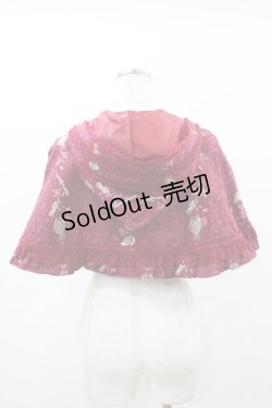 画像2: ALICE and the PIRATES / Le Petit Chaperon rouge〜黒い森の乙女〜柄ケープ Free レッド H-26-02-19-1066-PA-JA-NS-ZH