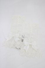 画像1: Mary Magdalene / リボン付レースカフス・ロング  オフホワイト H-26-02-19-1023-CL-ZA-NS-ZH (1)