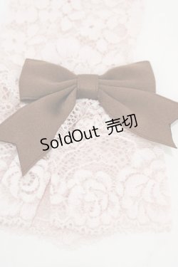 画像2: Mary Magdalene / リボン付レースカフス・ショート  ローズ/ショコラ H-26-02-19-1024-CL-ZA-NS-ZH