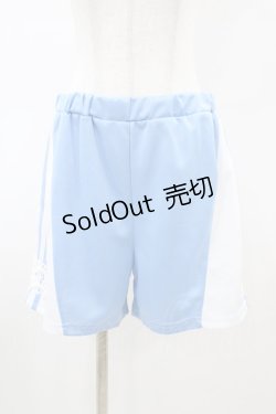 画像1: FLC / ショートパンツ+レッグカバーセット(ぬた。) L サックス H-26-02-19-1027-LO-PA-NS-ZH