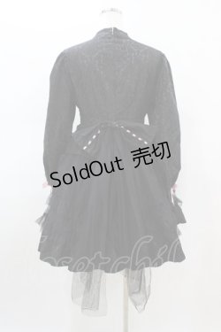 画像2: Eieyomi（海外ロリータブランド） / ジャガードワンピースセット M ブラック/ピンク H-26-02-19-1028-0-OP-NS-ZH