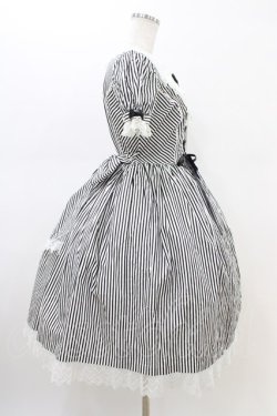 画像3: Angelic Pretty / Fancy Stripeワンピース Free ブラック H-26-02-19-1029-AP-OP-NS-ZH