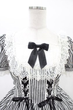 画像4: Angelic Pretty / Fancy Stripeワンピース Free ブラック H-26-02-19-1029-AP-OP-NS-ZH