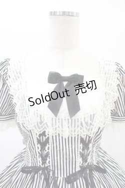 画像4: Angelic Pretty / Fancy Stripeワンピース Free ブラック H-26-02-19-1029-AP-OP-NS-ZH