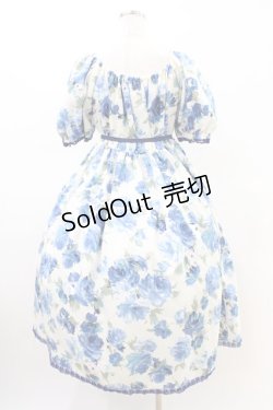 画像2: Enchantlic Enchantilly / ノスタルジアローズワンピース Free オフ/ブルー H-26-02-19-1031-LO-OP-NS-ZH