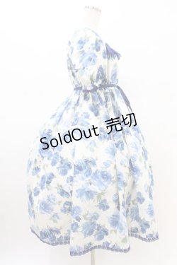 画像3: Enchantlic Enchantilly / ノスタルジアローズワンピース Free オフ/ブルー H-26-02-19-1031-LO-OP-NS-ZH
