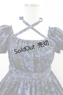 画像4: Enchantlic Enchantilly / アンティークエレガンスピアノワンピース Free ブラック/ブルー H-26-02-19-1034-LO-OP-NS-ZH