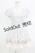 Secret Honey / パフスリーブワンピース(アリス) Free サックス H-26-02-20-024-CA-OP-NS-ZH