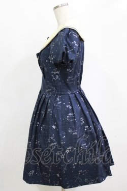 画像2: Secret Honey / 星座柄セーラーワンピース Free ネイビー H-26-02-20-027-CA-OP-NS-ZH