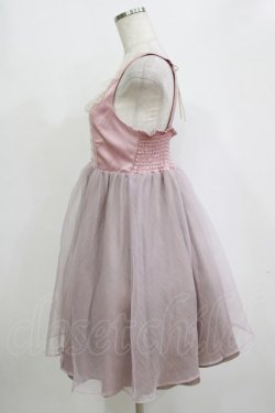 画像2: mon lily / シャーリングワンピース M ピンク H-26-02-20-030-LO-OP-NS-ZH