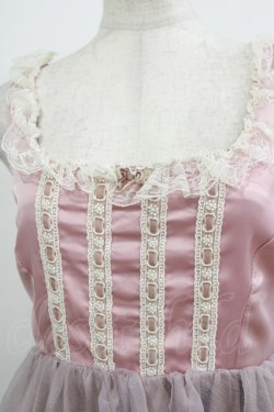 画像4: mon lily / シャーリングワンピース M ピンク H-26-02-20-030-LO-OP-NS-ZH