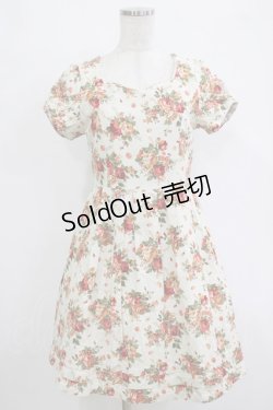 画像1: F&A / 花柄ワンピース Free IVORY H-26-02-20-031-LO-OP-NS-ZH