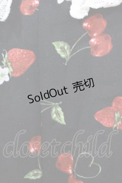 画像4: Ank Rouge / ランダムチェリーベリー衿付きワンピース M ブラック H-26-02-20-032-CA-OP-NS-ZH