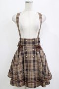 Amavel / Nostalgic Checkサイドプリーツマリンスカパン Free ブラウン H-26-02-20-034-CA-SK-NS-ZH