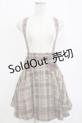 Amavel / Nostalgic Checkサイドプリーツマリンスカパン Free ブラウン H-26-02-20-034-CA-SK-NS-ZH
