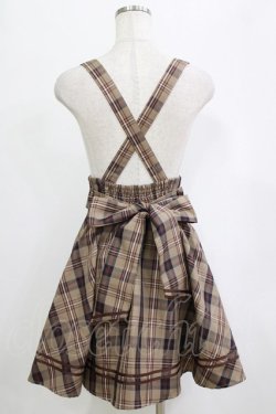 画像3: Amavel / Nostalgic Checkサイドプリーツマリンスカパン Free ブラウン H-26-02-20-034-CA-SK-NS-ZH