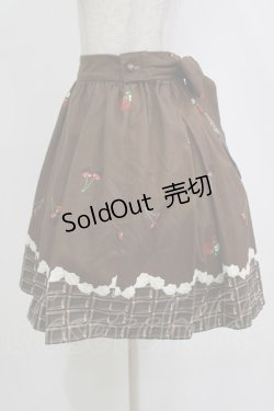 画像2: Ank Rouge / BerryChocolateスカート M ブラウン H-26-02-20-037-CA-SK-NS-ZH