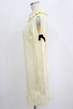 画像2: Ank Rouge / 肩開きニットワンピース M アイボリー H-26-02-20-044-CA-OP-NS-ZH