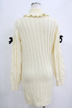 画像3: Ank Rouge / 肩開きニットワンピース M アイボリー H-26-02-20-044-CA-OP-NS-ZH