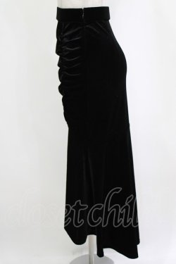 画像2: LOLITAその他 / LVEU./Shirring velour mermaid skirt Free ブラック H-26-02-20-045-LO-SK-NS-ZH