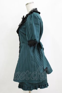 画像2: NOEMIE / ゴシックヨークフリルセットアップ M グリーン H-26-02-20-046-LO-OP-NS-ZH