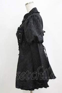 画像2: Ank Rouge / リボンジャガードセットアップ M ブラック H-26-02-20-047-CA-OP-NS-ZH