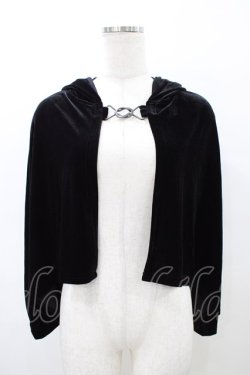 画像1: KILL STAR / CAYLLEY CLOAKケープ M ブラック H-26-02-20-1036-SL-TO-KB-ZH