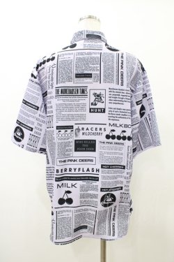 画像2: MILKBOY / CHERRY TALES SHIRTS  ラベンダー H-26-02-20-1041-MB-BL-KB-ZH