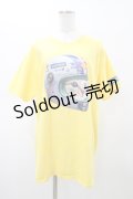 MILKBOY / CAT RACER TEE L イエロー H-26-02-20-1043-MB-TO-KB-ZH