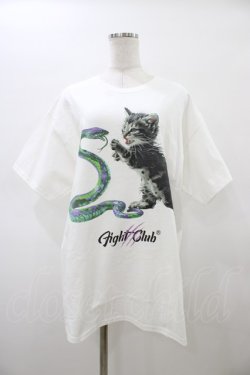 画像1: MILKBOY / FIGHT CLUB TEE L ホワイト H-26-02-20-1045-MB-TO-KB-ZH