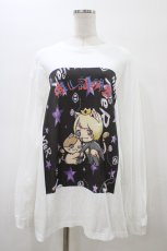 画像1: NieR Clothing / プリントLONG CUTSEW XL 白 H-26-02-20-1046-PU-TO-KB-ZH (1)