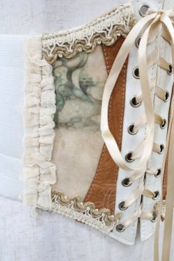 画像3: STEAM / コルセットゴムベルト  白 H-26-02-20-1005-HN-ZA-KB-ZH