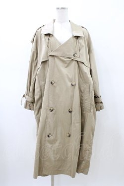 画像1: RNA / ルーズロングトレンチ M ベージュ H-26-02-20-1048-PU-CO-KB-ZH