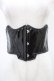 画像1: PUNK RAVE / ショートコルセット  ブラック H-26-02-20-1006-PU-ZA-KB-ZH (1)