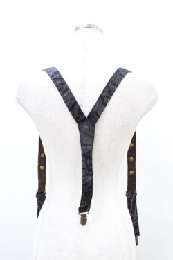 画像2: STEAM / サスペンダー  茶 H-26-02-20-1007-HN-ZA-KB-ZH
